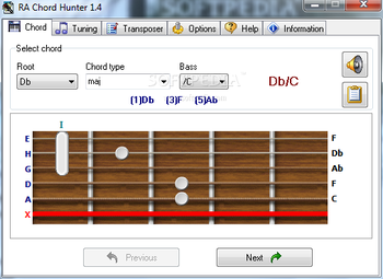 RA Chord Hunter screenshot