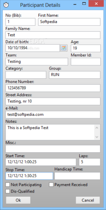 Race Timer screenshot 2