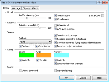 Radar Screensaver screenshot 2