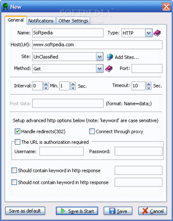 Radar Website Monitor screenshot 2