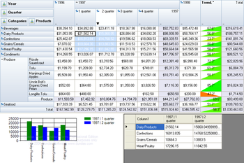 RadarCube OLAP Grid Windows Forms Desktop screenshot