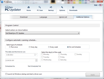 RadarSync PC Updater 2012 screenshot 4