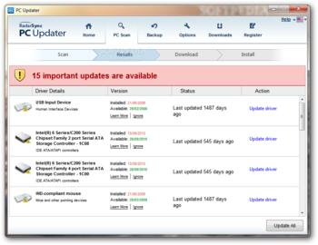 RadarSync PC Updater screenshot 2