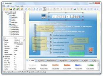 RadBuilder screenshot