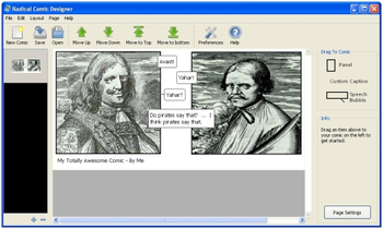 Radical Comic Designer screenshot