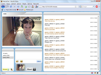 Radical Flash Chat screenshot