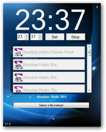 Radio Alarm Clock screenshot