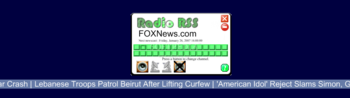 Radio RSS screenshot