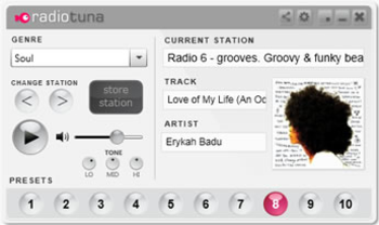 Radio Tuna Desktop screenshot
