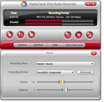 RadioCatch Web Radio Recorder screenshot