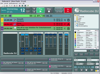 Radiocube - Radio Automation DJ Software screenshot