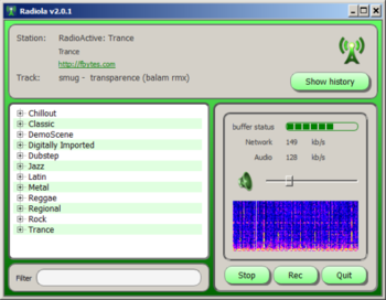 Radiola screenshot
