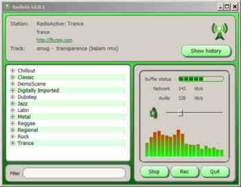 Radiola screenshot 2