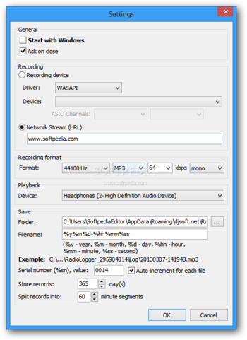 RadioLogger screenshot 2