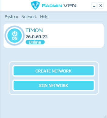 Screenshot Radmin VPN