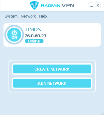 Radmin VPN screenshot