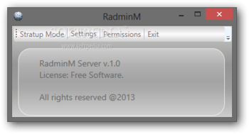 RadminM screenshot