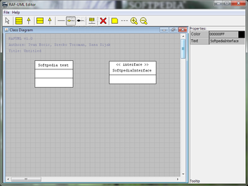 RAF-UML Editor screenshot