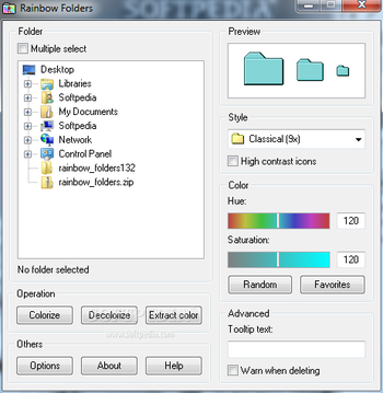 Rainbow Folders screenshot