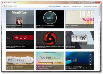 Rainmeter Skin Gallery screenshot