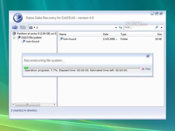 Raise Data Recovery for Ext2/Ext3 screenshot 2