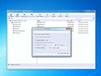 Raise Data Recovery for FAT screenshot