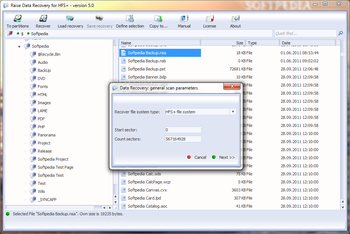 Raise Data Recovery for HFS+ screenshot 3