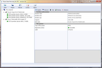 Raise Data Recovery for JFS screenshot