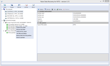 Raise Data Recovery for NTFS screenshot 3
