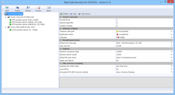 Raise Data Recovery for UFS/UFS2 screenshot