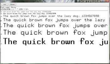 Raize Font screenshot