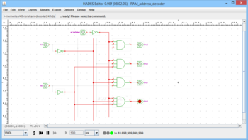 RAM address decoder screenshot