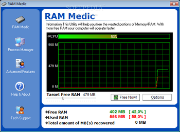 RAM Medic screenshot