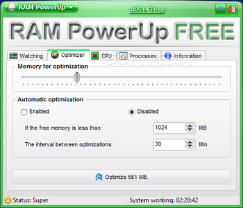 RAM PowerUp screenshot 2