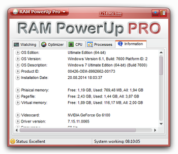 RAM PowerUp screenshot 4