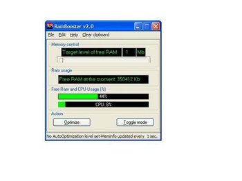 RAMBooster screenshot