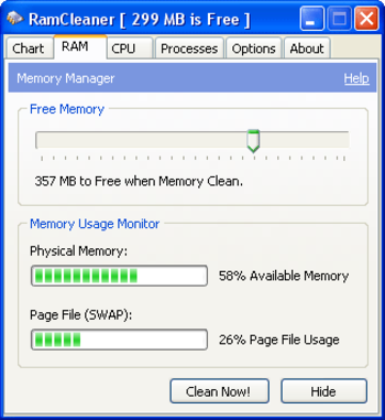 RamCleaner screenshot