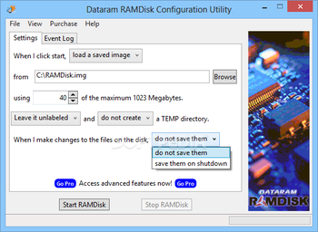 RAMDisk screenshot