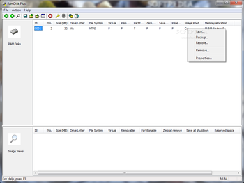 RamDisk Plus screenshot