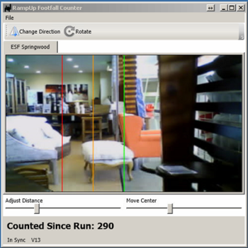 RampUp People Counter screenshot