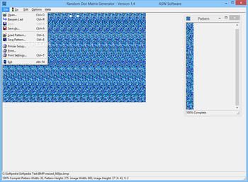 Random Dot Matrix Generator screenshot 2