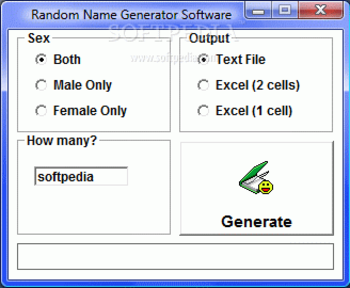 Random Name Generator Software screenshot 2