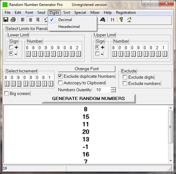 Random Number Generator Pro screenshot 3