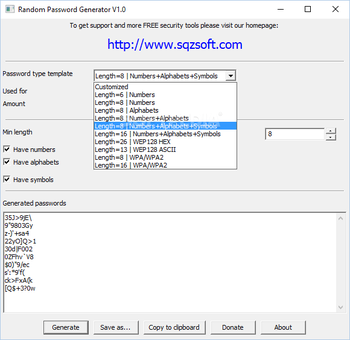 Random Password Generator screenshot 2