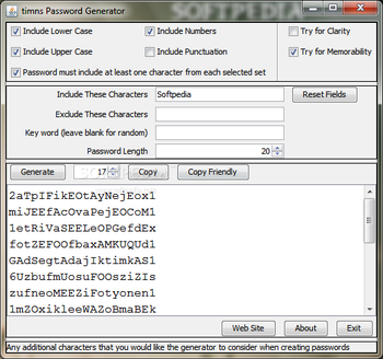 Random Password Generator screenshot