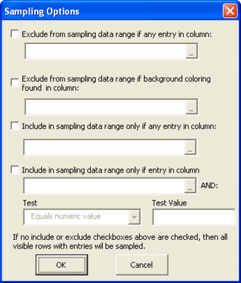 Random Sampler for Microsoft Excel screenshot 2