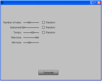 Random Song Generator screenshot