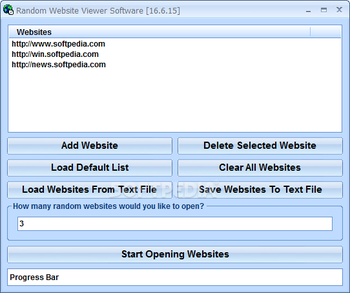 Random Website Viewer Software screenshot