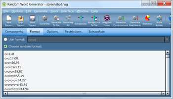 Random Word Generator screenshot 2