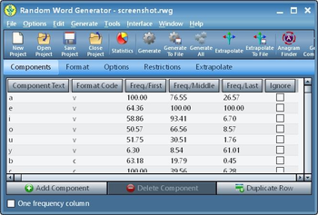 Random Word Generator screenshot